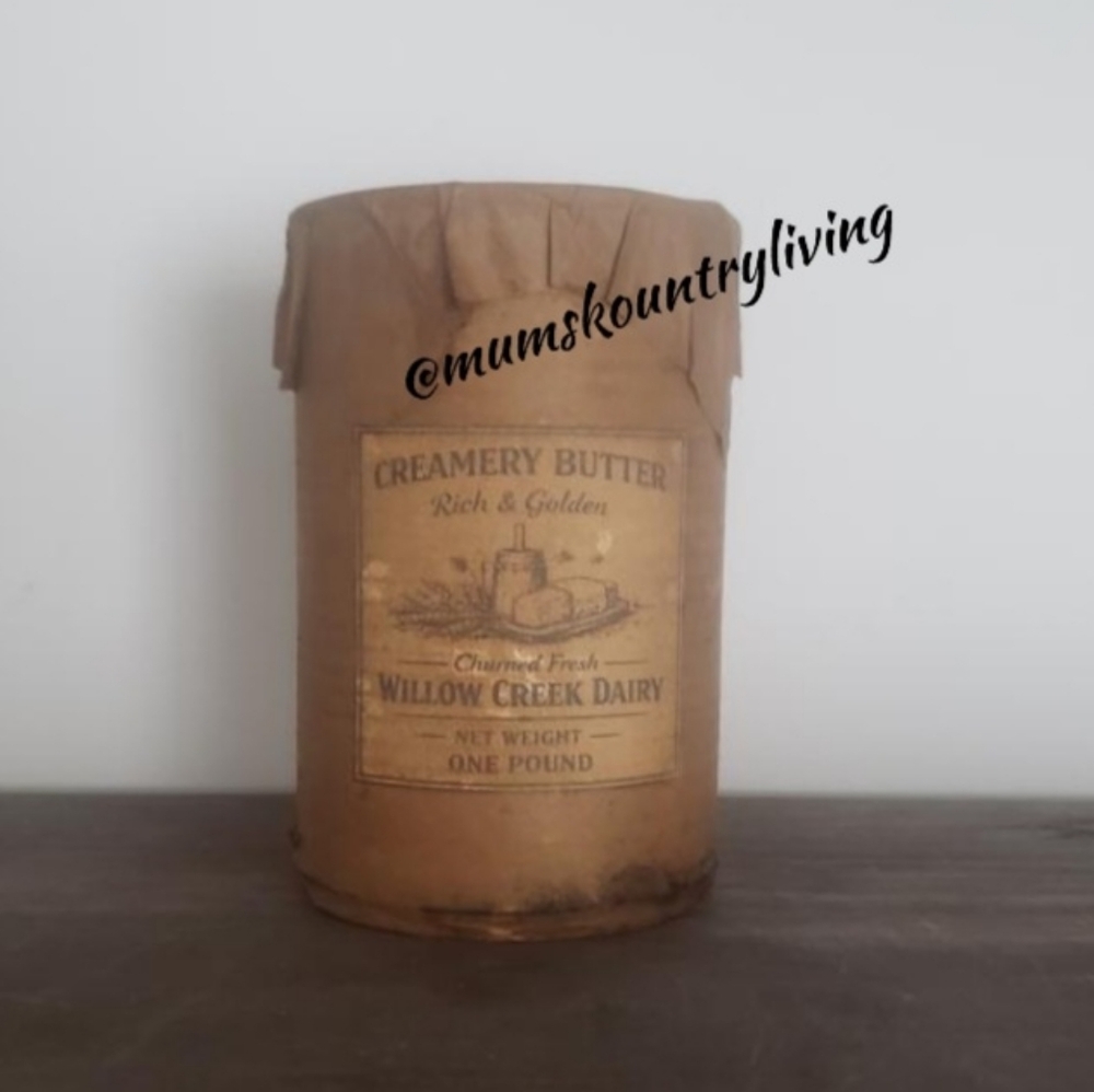 Old Fashioned Primitive Butter
